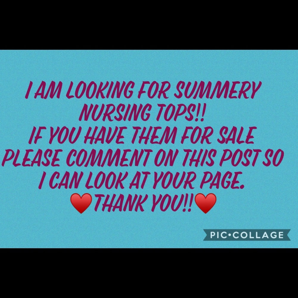 ISO Nursing Tops